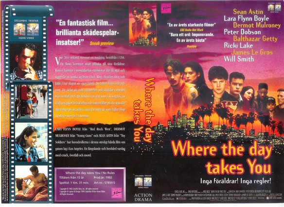 WHERE THE DAY TAKES YOU (vhs)